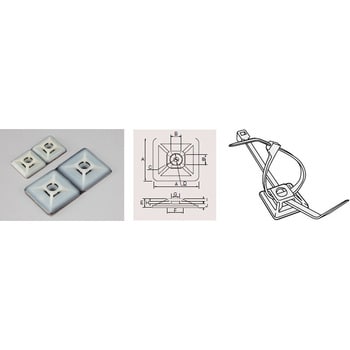 結束バンド固定具 エスケイ工機