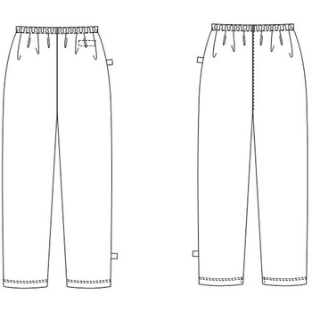 患者衣パンツ ナガイレーベン