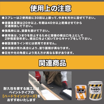 太線と細線が1本で引ける線引き用スプレー「ハードラインスプレーeasy」 アトムハウスペイント