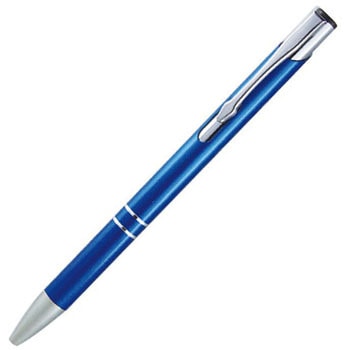 【名入れ】油性ボールペン カームメタル0.5mm 青 300本セット ジャストコーポレーション