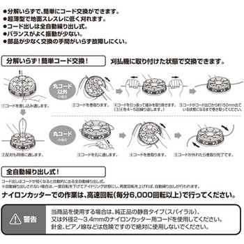 自動繰り出し ナイロンカッター YAMAZEN(山善)