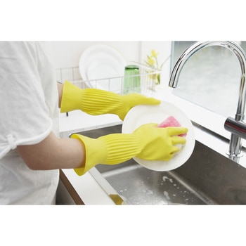 天然ゴム手袋(裏毛付) DUNLOP(ダンロップ)