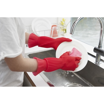 天然ゴム手袋(裏毛付) DUNLOP(ダンロップ)