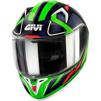 50.8 RACER ホワイト / グリーン / ブルー サイズ L GIVI(ジビ)