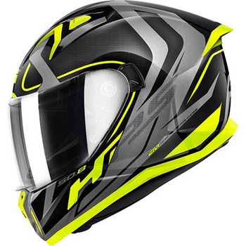 50.8 RACER マットブラック / チタン / イエロー サイズ XS - GIVI(ジビ)