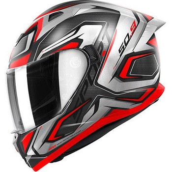 50.9 ATOMIC マットブラック / シルバー / レッド サイズ XS GIVI(ジビ)