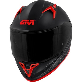 50.9 SOLID マットブラック / シルバー / レッド サイズ XL GIVI(ジビ)