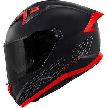 50.9 SOLID マットブラック / シルバー / レッド サイズ XL GIVI(ジビ)