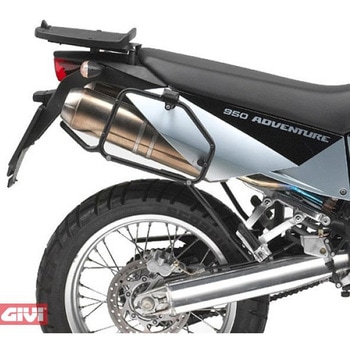 ADVENTURE 950/990 (0308) Tubularチューブラー サイドケースホルダー (ブラック) GIVI(ジビ)