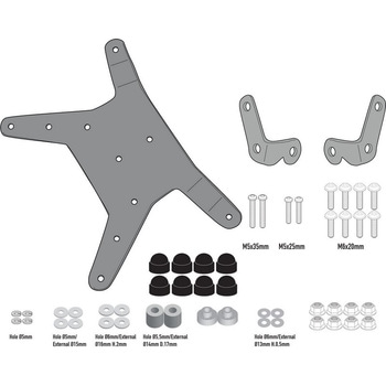 D7711KIT マウンティングキット ウインドスクリーン 7710D / 7710DT KTM 790 Adventure 390 Adventure GIVI(ジビ)