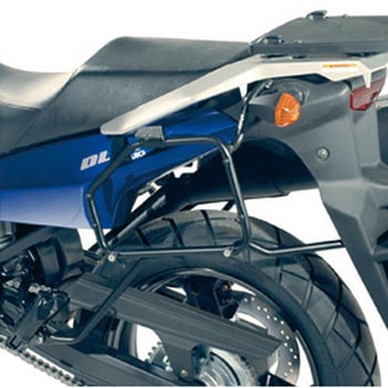 DL 650 VSTROM (0408) Tubularチューブラー サイドケースホルダー (ブラック) GIVI(ジビ)