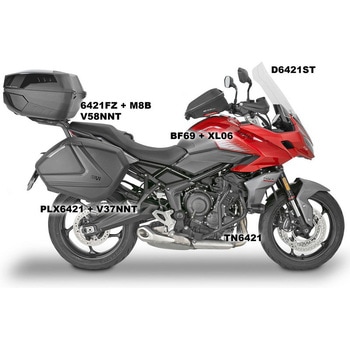 Dome クリア 66×38 cm Triumph Tiger Sport 660 (22) GIVI(ジビ)