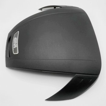 E370 トップケース 交換用ケースリッド(蓋) ブラック無塗装 GIVI(ジビ)