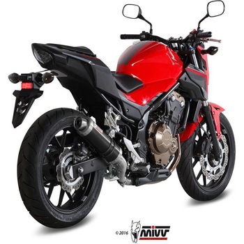 GP スリップ オン ブラックステンレス HONDA CB 500 F (2016) - MIVV (ミヴ)