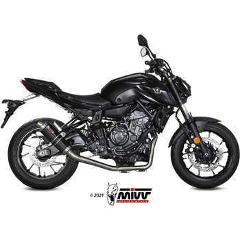 GP スリップ オン ブラックステンレス YAMAHA MT 07 (2014  2016) MIVV (ミヴ)