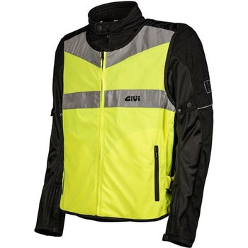 High visibility vest with reflective bands Fluo Yellow S/M GIVI(ジビ)