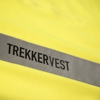 High visibility vest with reflective bands Fluo Yellow XXL/XXXL GIVI(ジビ)
