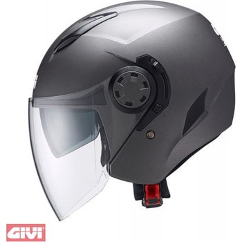 Hps 12.3 Stratos Demiジェット ヘルメット チタン グレー サイズ 60/L GIVI(ジビ)