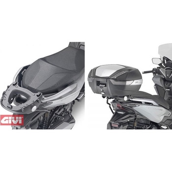 MONOLOCKモノロック Monokeyモノキーケース用トップケース、キャリア Honda FORZA 125/350 (2021) GIVI(ジビ)