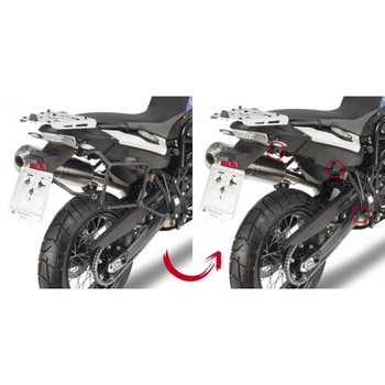 RAPID サイドケースホルダー(簡単着脱式)モノキーケース用 GIVI(ジビ)