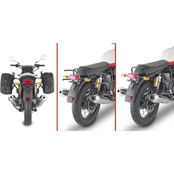 Specific rapid release holder REMOVEX for soft side bags GIVI(ジビ)