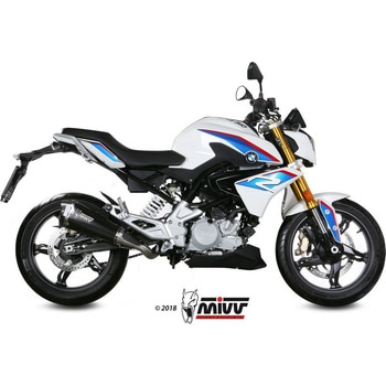 SPORT DELTA RACE Imp. compl./フルシステム 1x1 ブラックステンレス BMW G 310 R 2018 ECE 認証 (Euro4) Catalyzer is included MIVV (ミヴ)