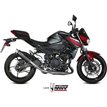 SPORT GPpro スリップオンマフラー ブラックステンレス KAWASAKI Z400 2019 ECE 認証 (Euro4) - MIVV (ミヴ)