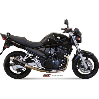 SPORT スリップオン スチール、黒 SUZUKI GSF 650 BANDIT (0506) MIVV (ミヴ)