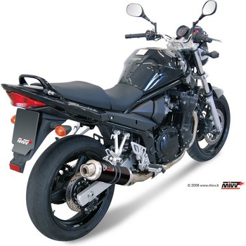 SPORT スリップオン スチール、黒 SUZUKI GSF 650 BANDIT (0506) MIVV (ミヴ)