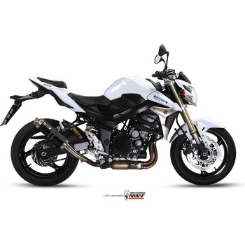 SPORT スリップオン スチール、黒 SUZUKI GSR 750 (11) MIVV (ミヴ)