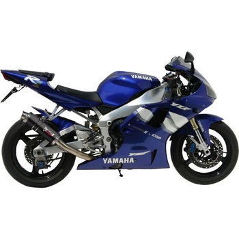 SPORT スリップオン スチール、黒 YAMAHA YZF 1000 R1 (9801) MIVV (ミヴ)