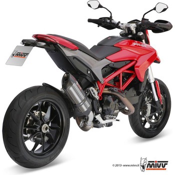 SPORT スリップオン ステンレス (カーボンエンドキャップ付)s DUCATI HYPERMOTARD 821 (13) MIVV (ミヴ)