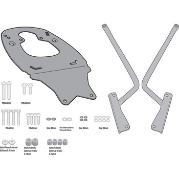 SR7711 KTM 390 Adventure Rear Rack specific for Monokey or Monolock top case GIVI(ジビ)