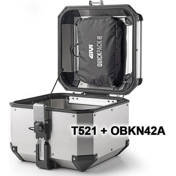 T521 Quickpack ケースリッド Alaska Dolomiti TREKKER(トレッカー) Outback アウトバック OBKN 15 liters GIVI(ジビ)