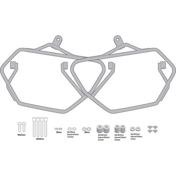TE5137 サイドフレーム Easylock サイドバッグ / ソフトサイドバッグ BMW F 900 R F 900 XR GIVI(ジビ)