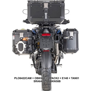 Triumph Tiger 1200 GT Aluminum Rear Rack specific for Monokey top case GIVI(ジビ)