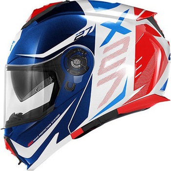 X.27 DIMENSION ホワイト / ブルー / レッド サイズ M GIVI(ジビ)