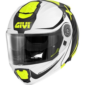 X.27 DIMENSION マットブラック / ホワイト / イエロー サイズ L GIVI(ジビ)