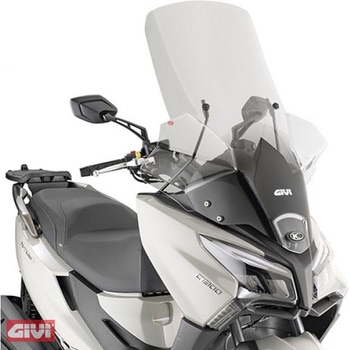 ウインドシールド クリア 970 mm(高さ) 660 mm(幅) Kymco ×Town 125300 City (2020) GIVI(ジビ)