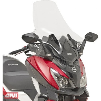 ウインドシールド トランスペアレント 780 mm(高さ) 705 mm(幅) - GIVI(ジビ)
