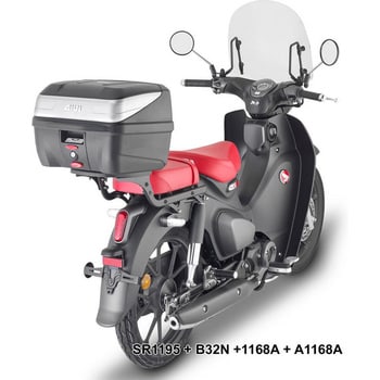 1168A ウインドスクリーン Honda Super Cub C125 クリ アスクリーン dim H×W 43×46cm 1個 GIVI(ジビ)  【通販モノタロウ】