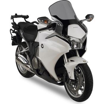 ウインドスクリーン Honda VFR 1200 F 1016 ライトスモーク dim. H×W 40×40cm - GIVI(ジビ)