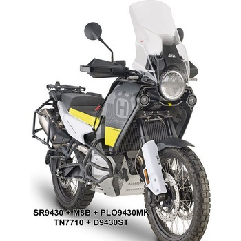 ウインドスクリーン Husqvarna Norden 901 クリア dim. H×W 54 × 43 cm - GIVI(ジビ)