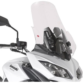 ウインドスクリーン Kawasaki Versys 650 1516 クリア dim. H×W 53×44 cm - GIVI(ジビ)