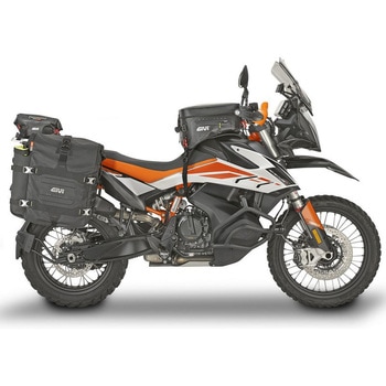 ウインドスクリーン KTM 390/790/890 Adventure ライトスモーク H×W 35×46 cm (D7711KIT フィッティングキット別途必要) GIVI(ジビ)
