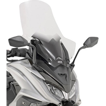 ウインドスクリーン Kymco AK 550 クリア with hands guard dim. H×W 70 × 66 cm - GIVI(ジビ)