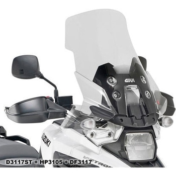 ウインドスクリーン Suzuki DL 1050 VStrom クリア dim. 575×505cm GIVI(ジビ)
