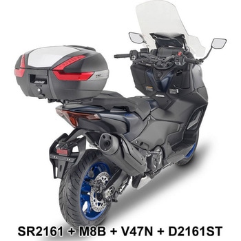 ウインドスクリーン Yamaha TMA× 560 22 クリア dim. H×W 625×595 cm - GIVI(ジビ)
