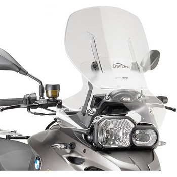エアフロースライディング ウインドスクリーン BMW F 700 GS H×W ma× 53×51 cm 12 cm スライディング D5107KIT ブラケット付属 GIVI(ジビ)