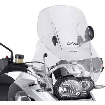 エアフロースライディング ウインドスクリーン BMW R 1200 GS 0412 H×W ma× 54×54 cm 12 cm スライディング ブラケット付属 GIVI(ジビ)